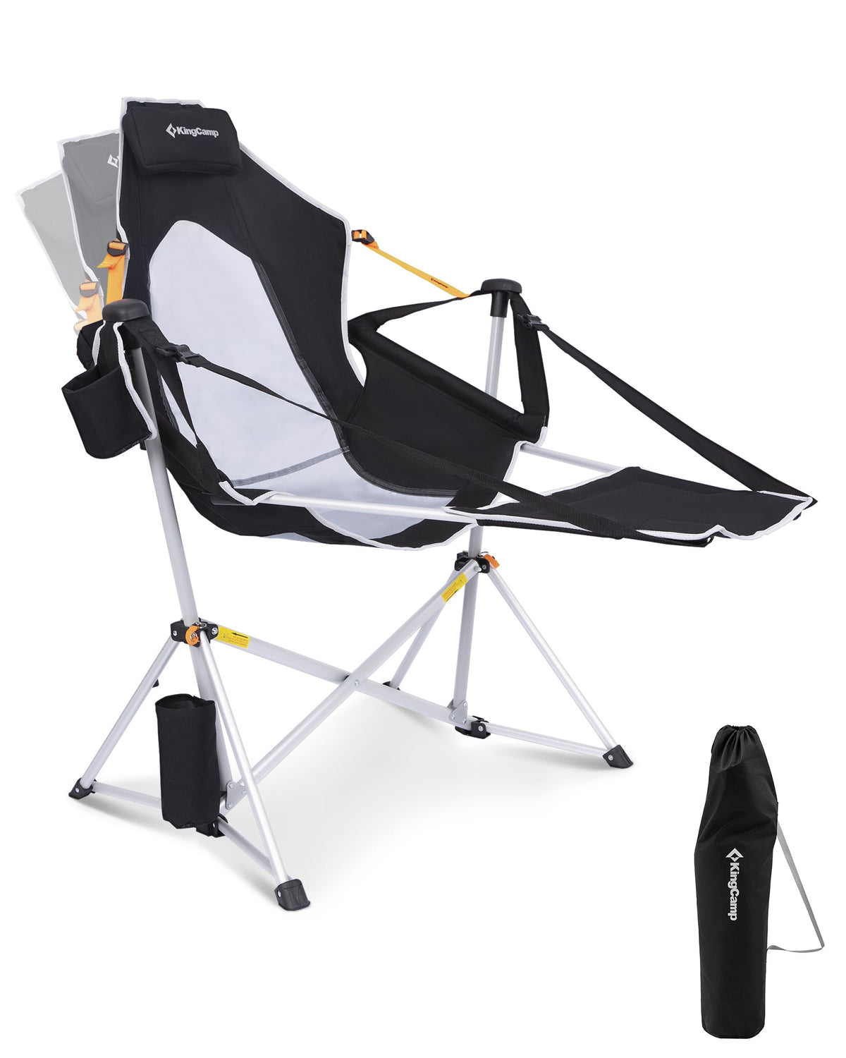 KingCamp Orchid C20 Mesh Back Hammock Chair with Footrest