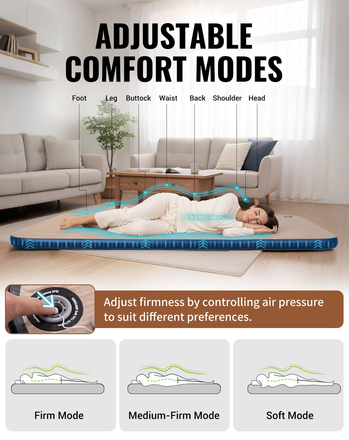KingCamp Flexi Rest 8.0 Single TPU Air Sleeping Pad