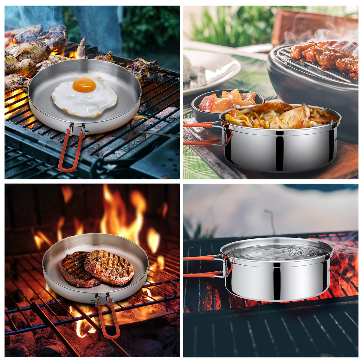 KingCamp 1-3 Person Cookware Mess Kit