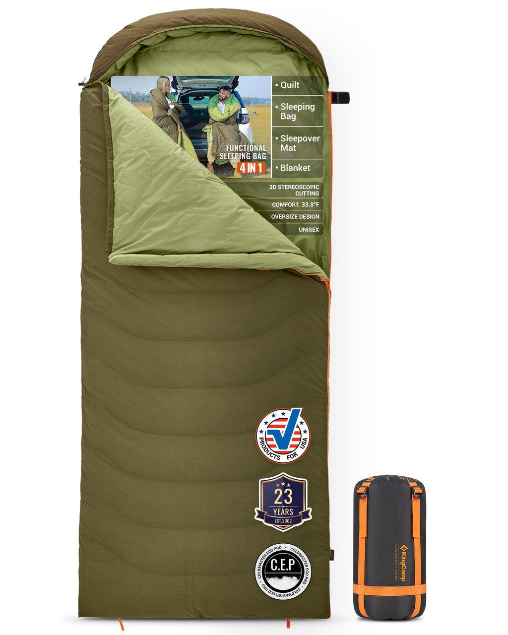 KingCamp FAVOURER ECO 0-Degree Sleeping Bag