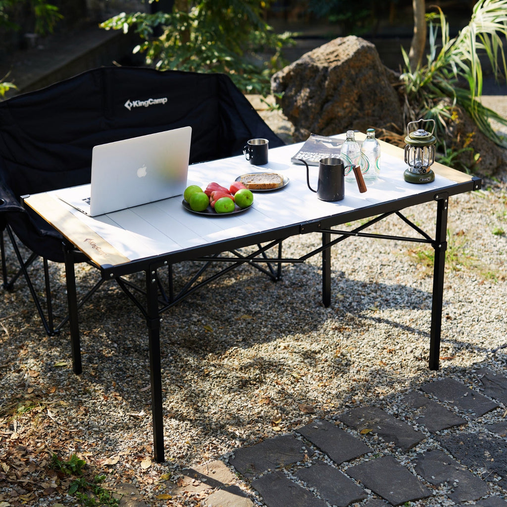 KingCamp GRANITE PRO XL Folding Aluminum Table 53x27