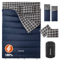 KingCamp SNOWFLAKE 300 Flannel Double Sleeping Bag
