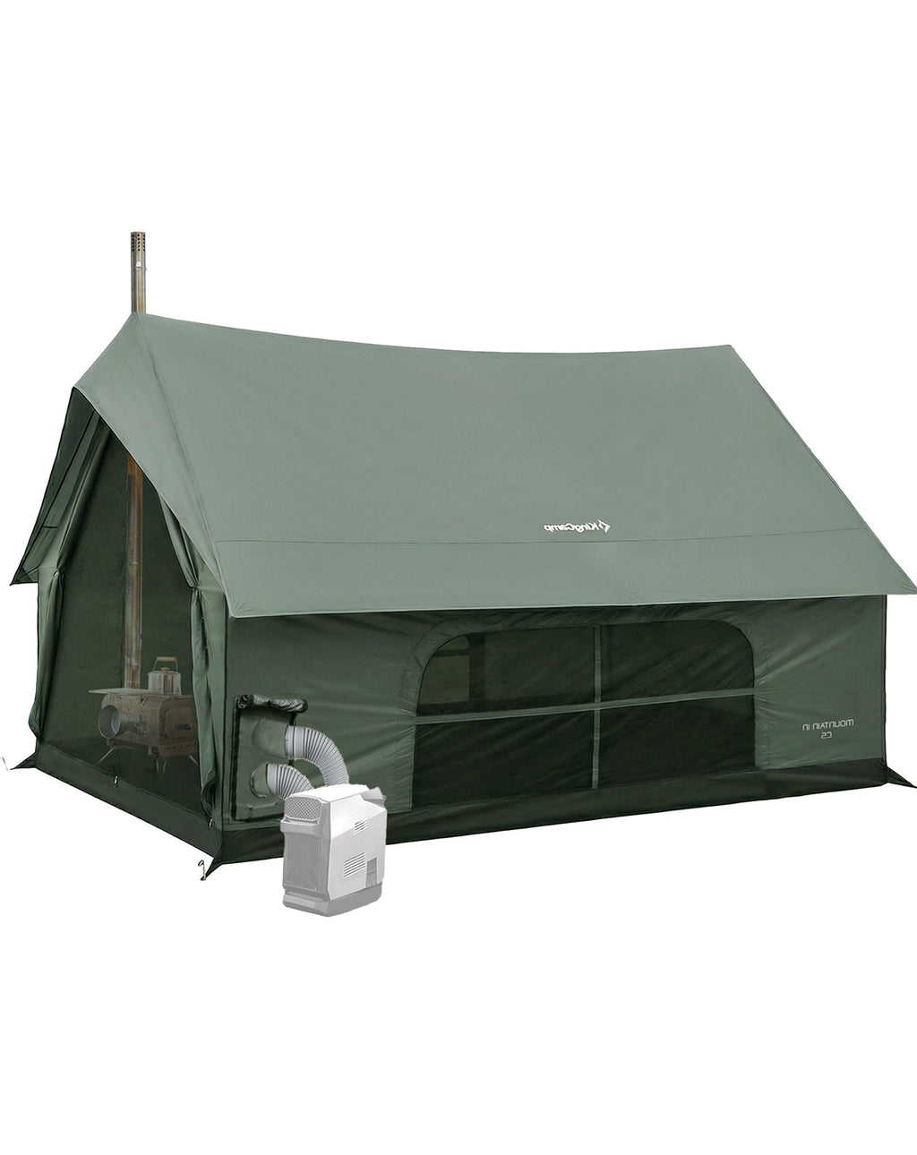 KingCamp MOUNTAIN IN C5 Cabin Tent with Stove Jack & AC Port