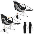 KingCamp Orchid C20 Hammock Chair with Footrest 2-Pack