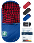 KingCamp 350g Filling Plus Size 3-4 Season Navy Sleeping Bag
