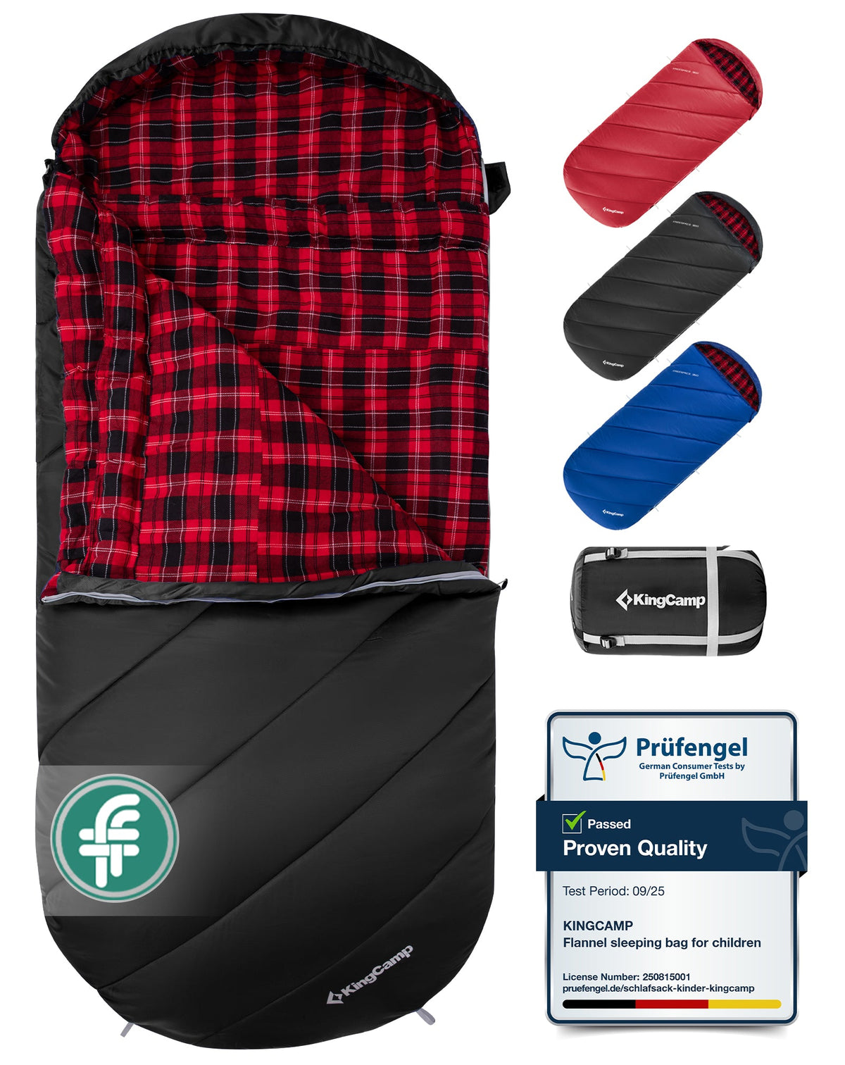 KingCamp Plus Size 3-4 Season Sleeping Bag