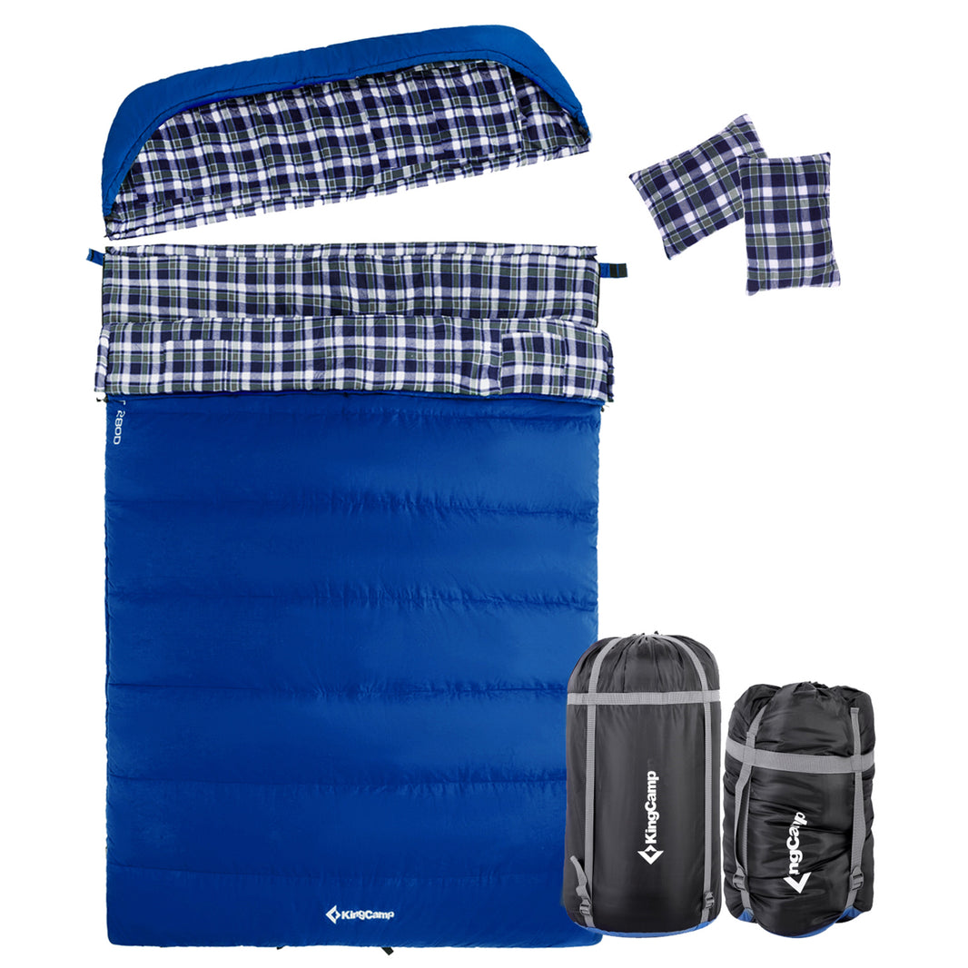 KingCamp COMFORT 280D Hooded Rectangular Sleeping Bag