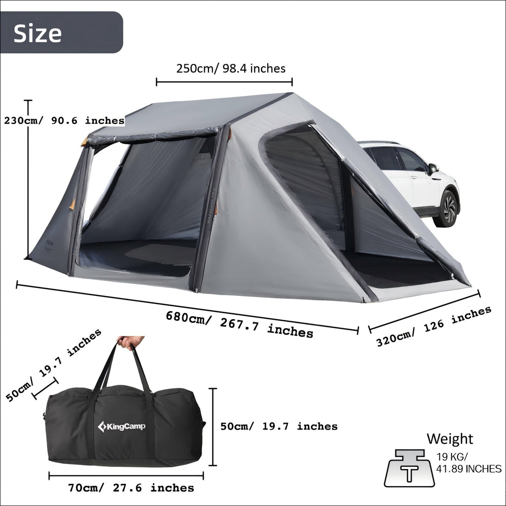 KingCamp BOUNDLESS AIR2 Inflatable SUV Tent