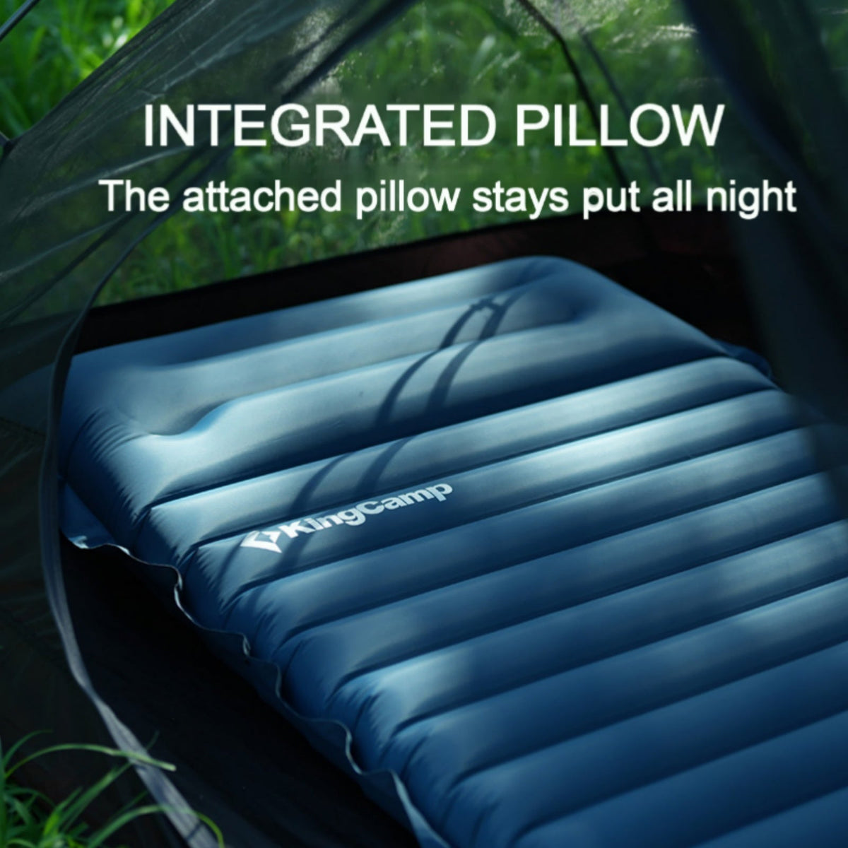 KingCamp DELUXE 10.1 Inflatable Mattress with Foot Pump