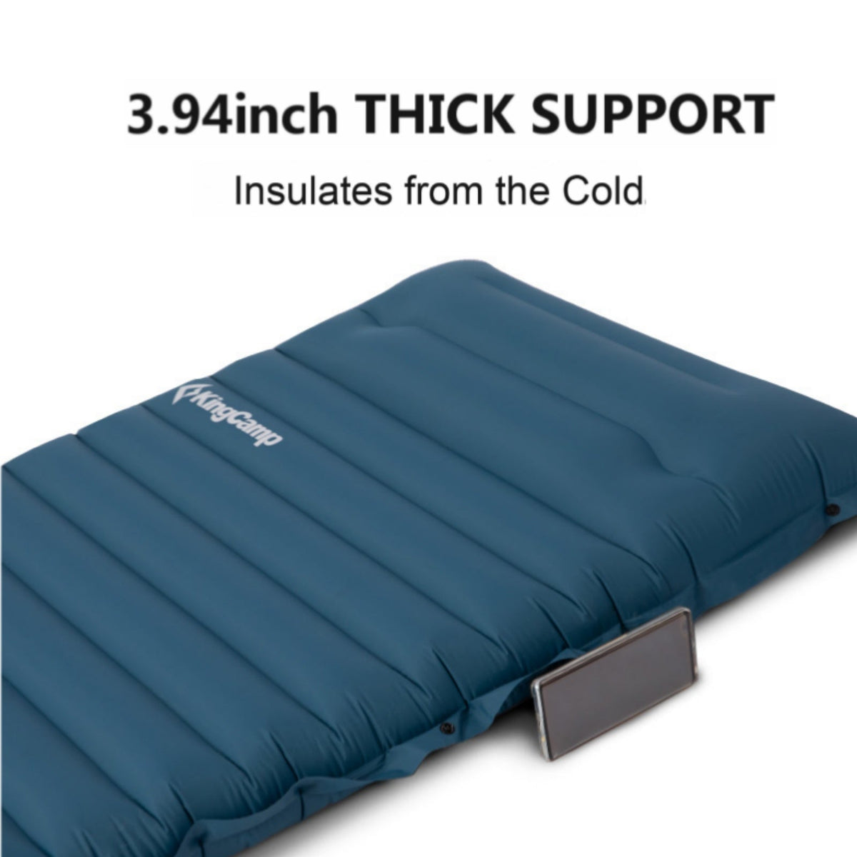 KingCamp DELUXE 10.1 Inflatable Mattress with Foot Pump