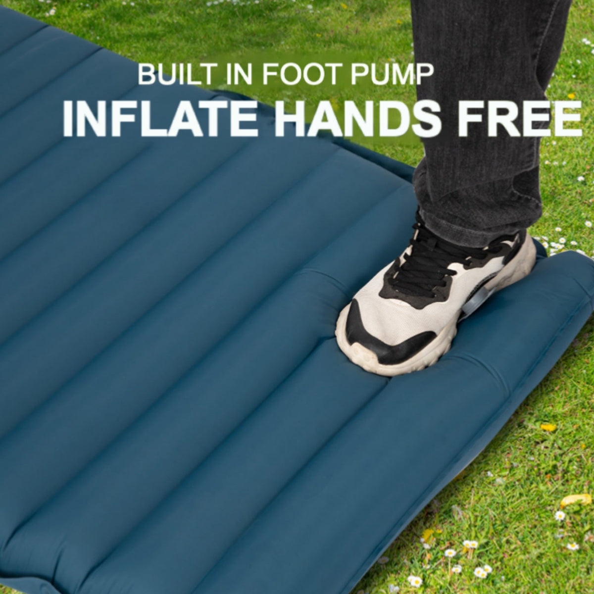 KingCamp DELUXE 10.1 Inflatable Mattress with Foot Pump