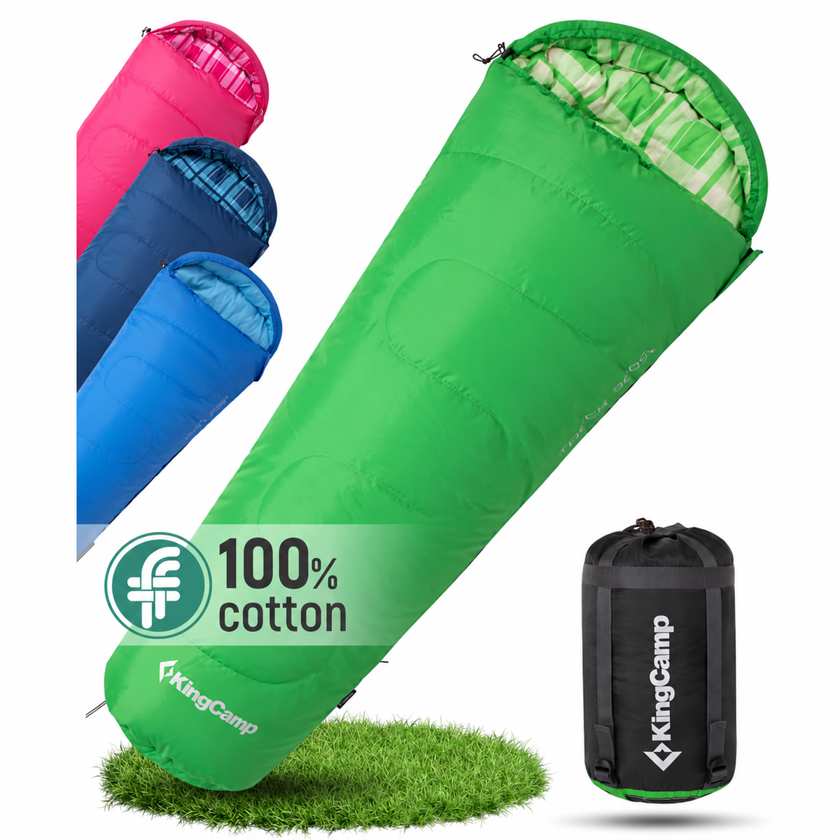 KingCamp Treck 300S+ Kid’s Mummy Sleeping Bag