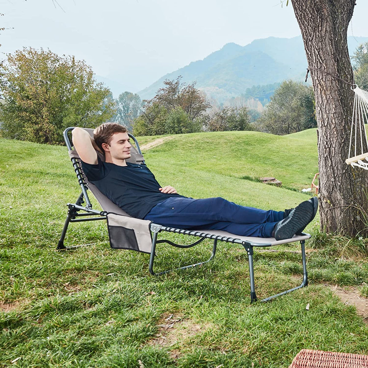 KingCamp BERLIN Classic Adjustable Cot Lounge Chair