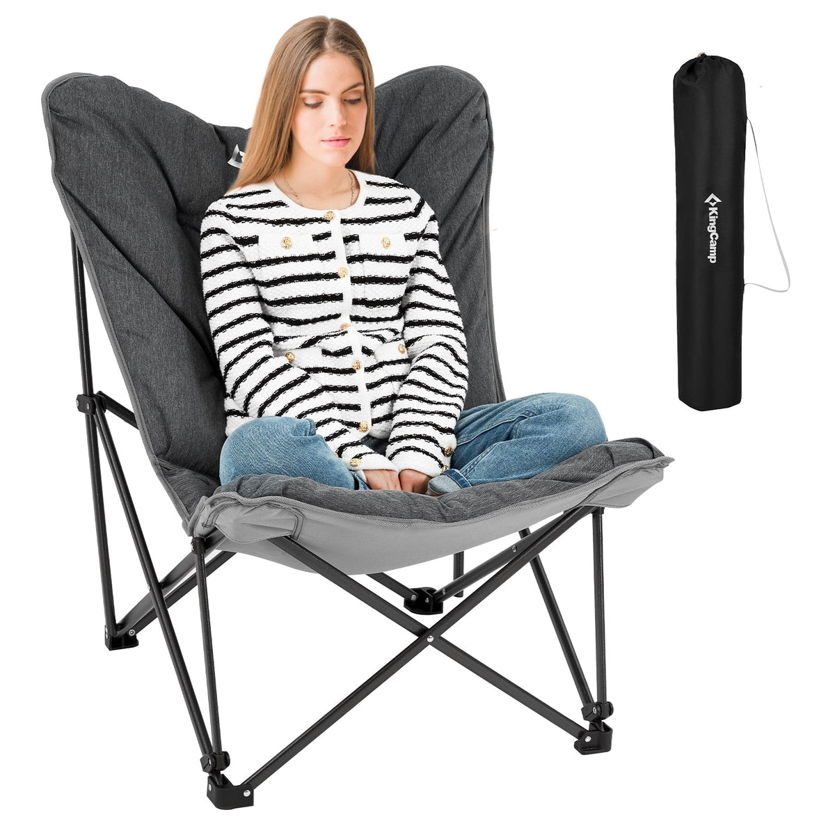 KingCamp KHAN VILLA Tent Glamping 4-in-1 Bundle with Stove
