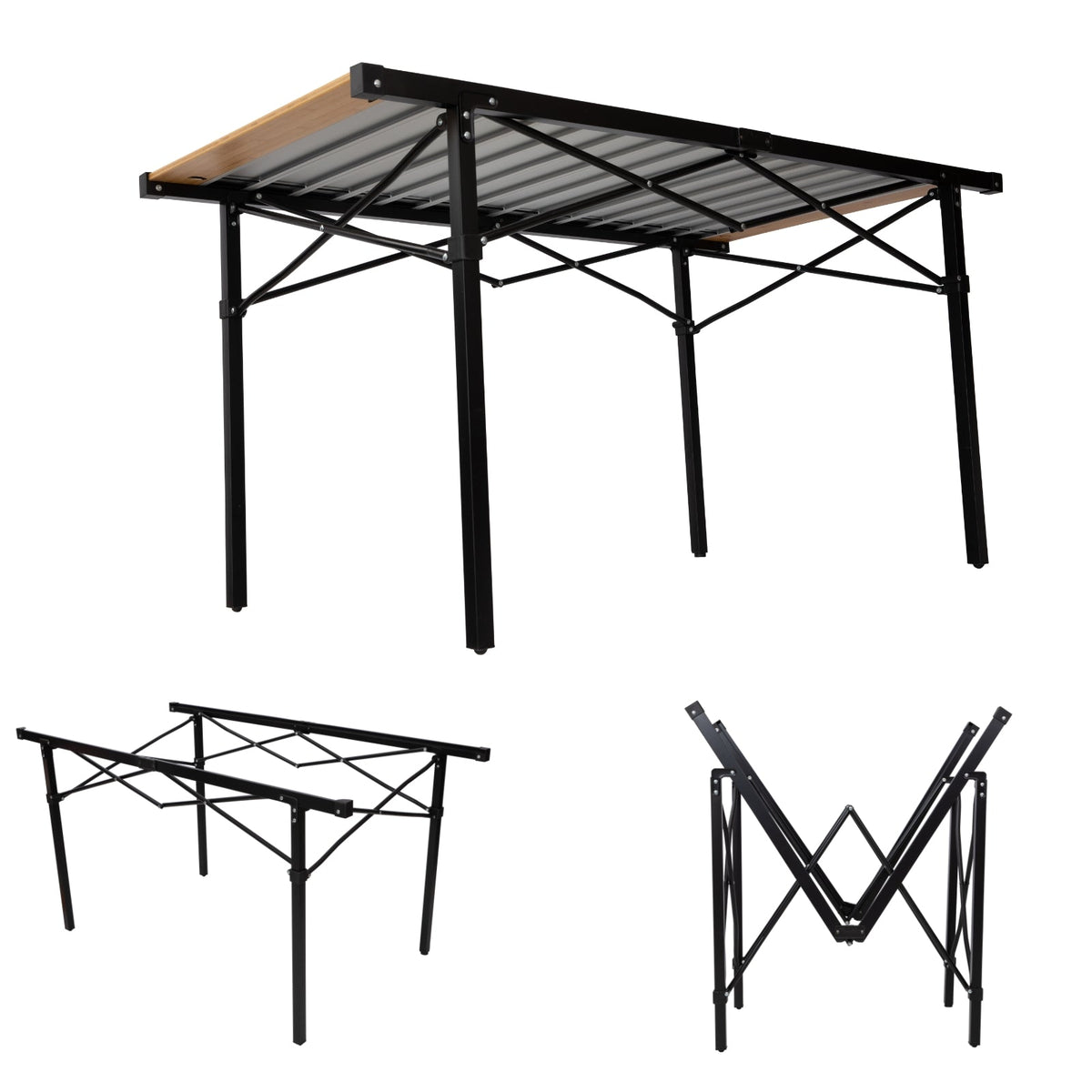 KingCamp GRANITE PRO XL Folding Aluminum Table 53x27
