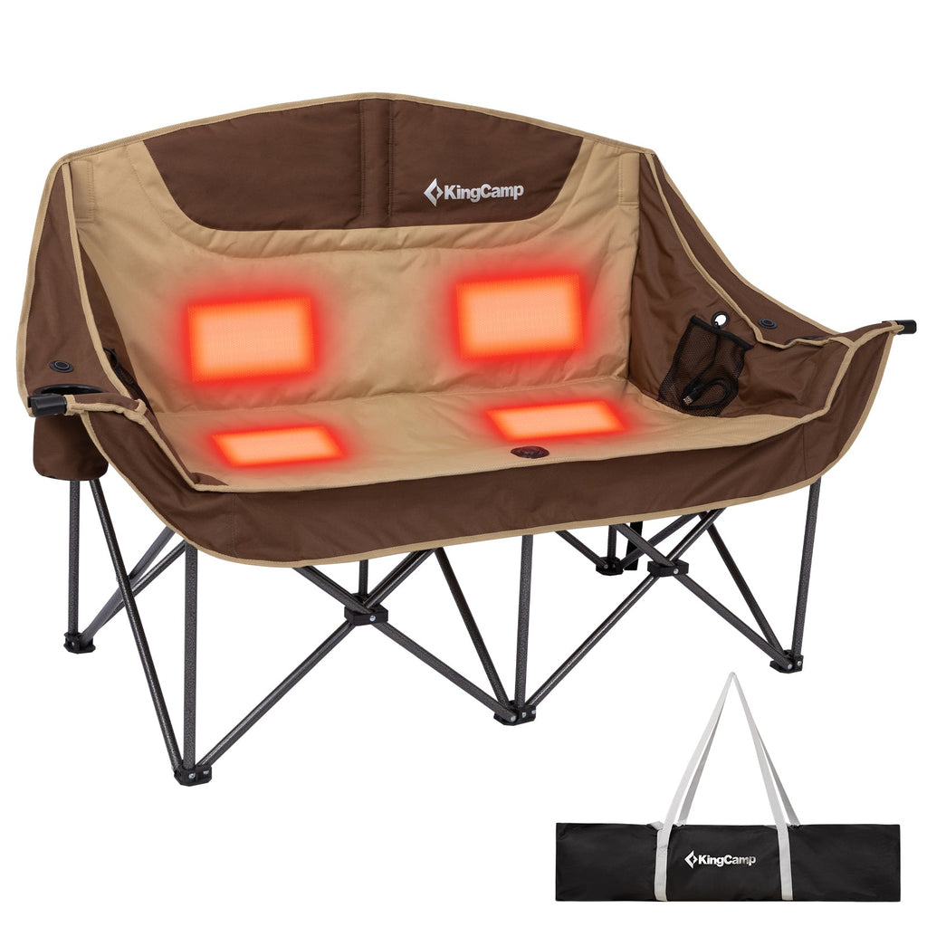 KingCamp CANNA C20 PLUS Heated Double Seat Sofa Chair