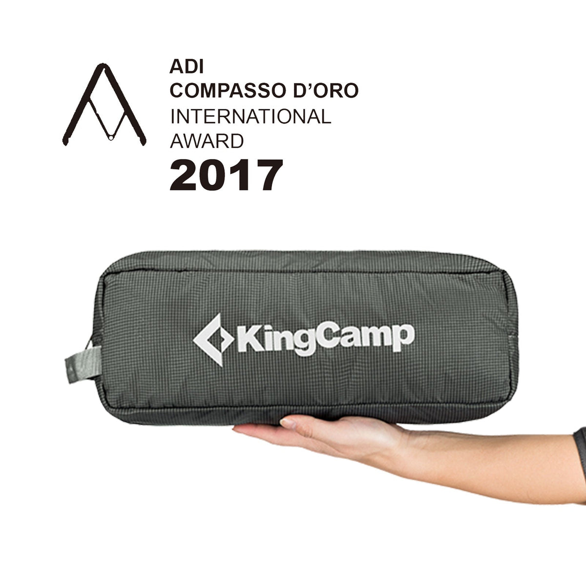 Kingcamp Ultralight Folding Camping Cot | ADI Compasso d'Oro Award 2017