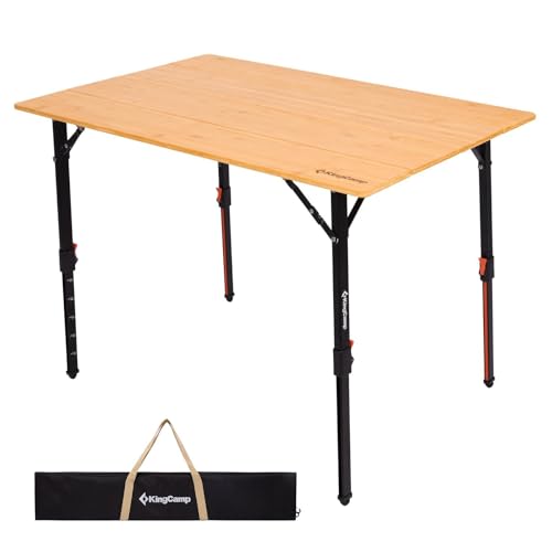 KingCamp BamAura 10065 Bamboo Folding Table 40x26
