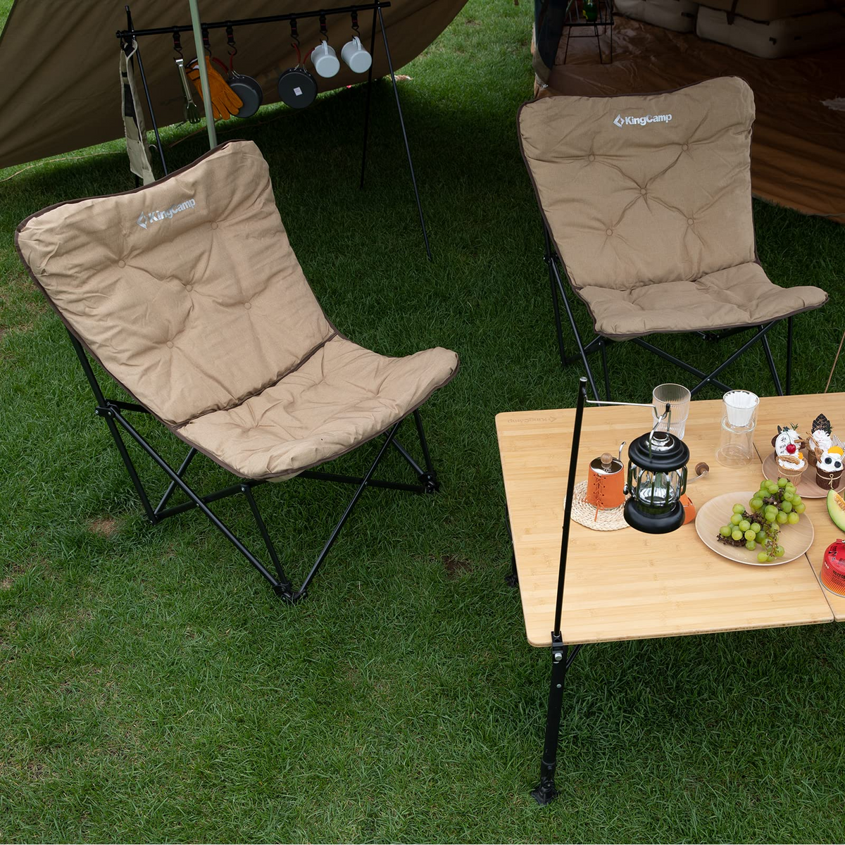 KingCamp LEMON C10 Oversized Padded Butterfly Chair