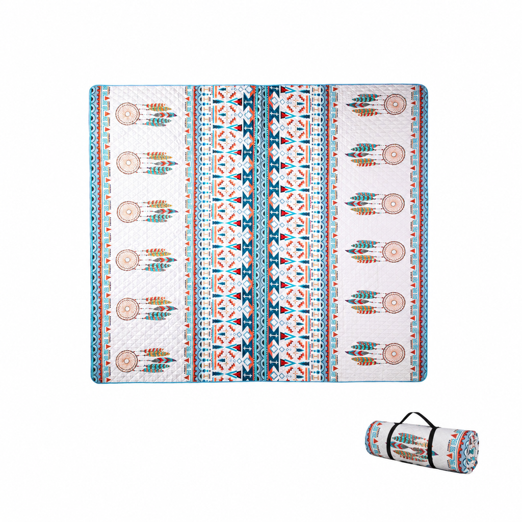 KingCamp ISIAY MAX 2.8 Extra-Large Waterproof Camping Tent Mat - Bohemian Pattern