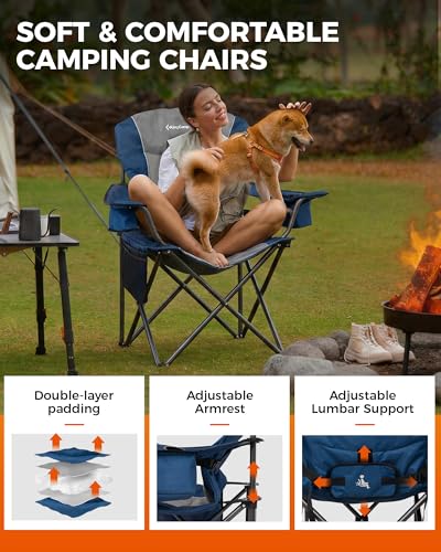KingCamp JUNIPER C10 Adjustable Armchair with Lumbar Support
