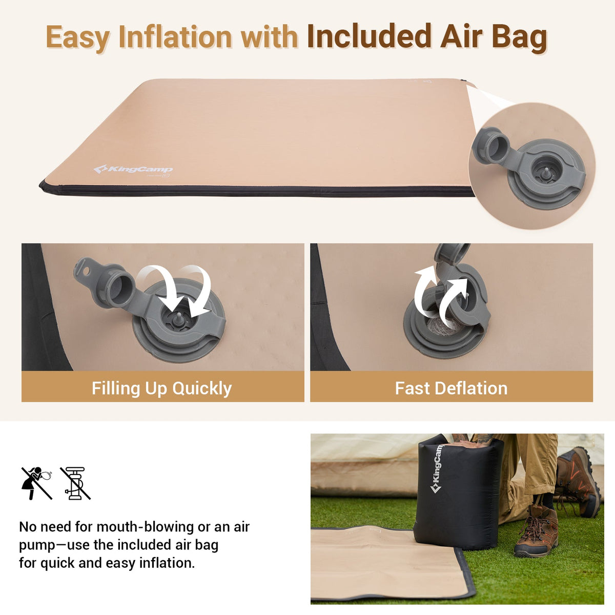 KingCamp Flexi Rest 5.0 TPU Air Sleeping Pad
