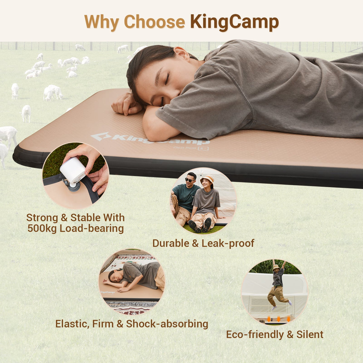 KingCamp Flexi Rest 5.0 TPU Air Sleeping Pad