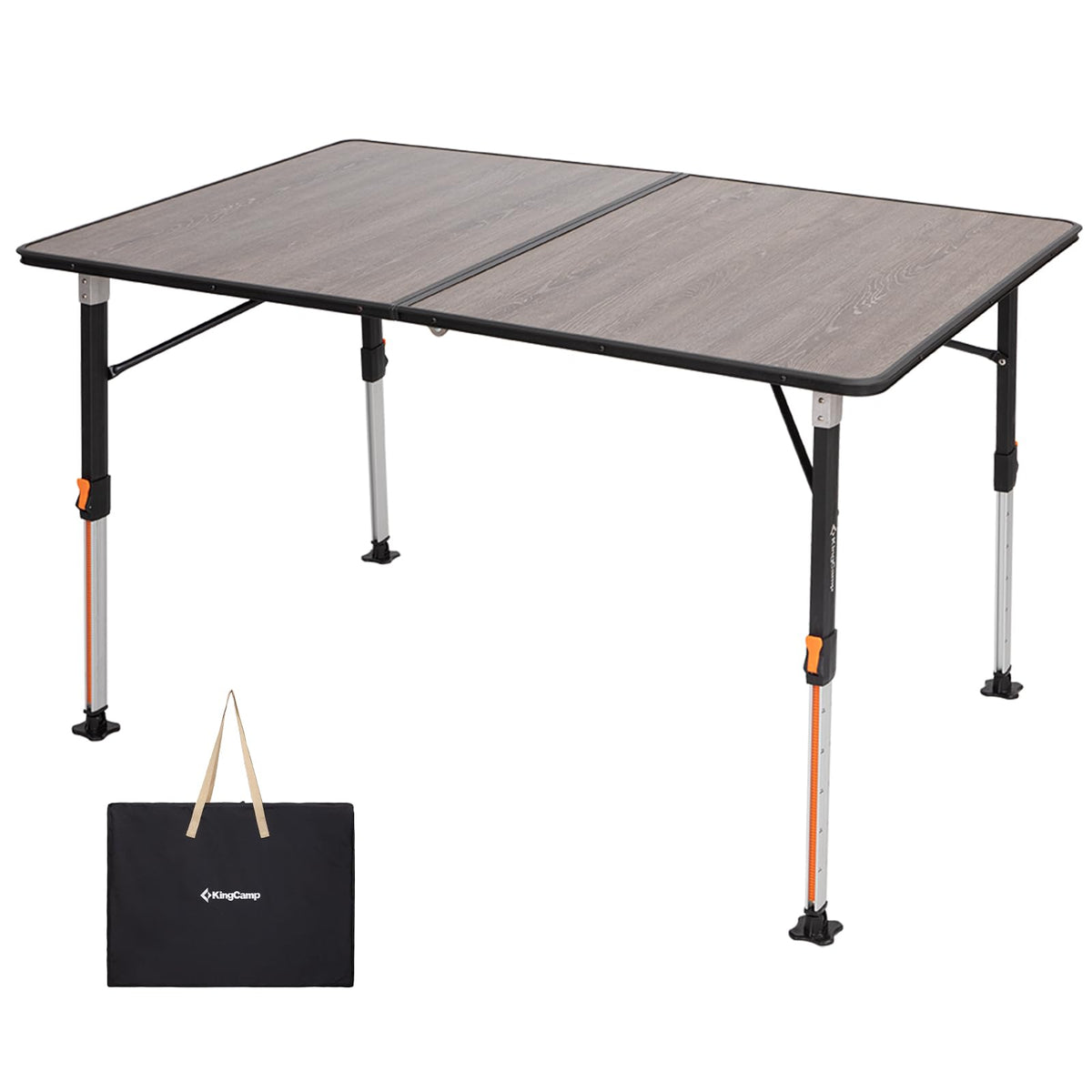 KingCamp GRANITE P12080 Folding Fiberglass Camping Table 47x31