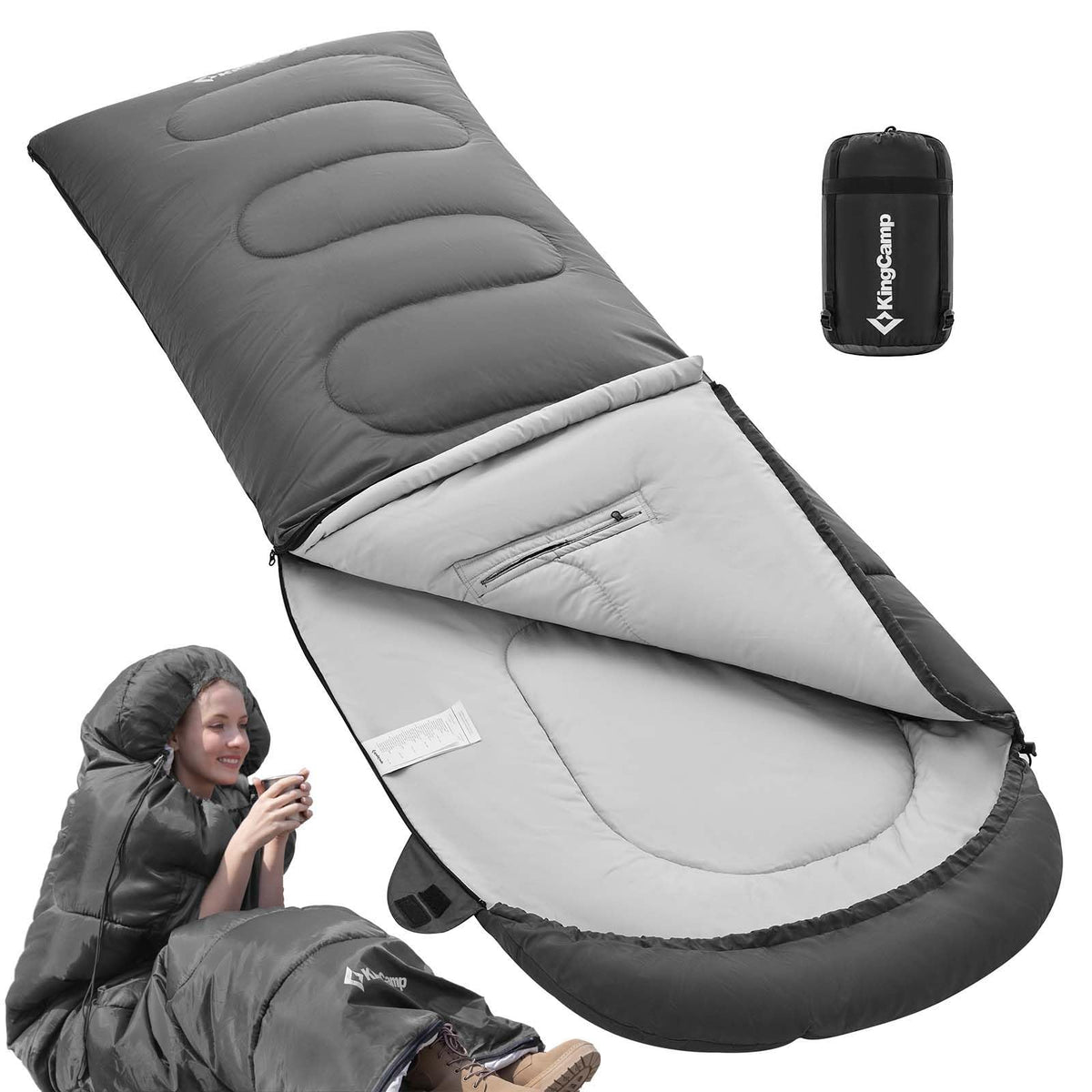 KingCamp LONA 250 3 Season Sleeping Bag