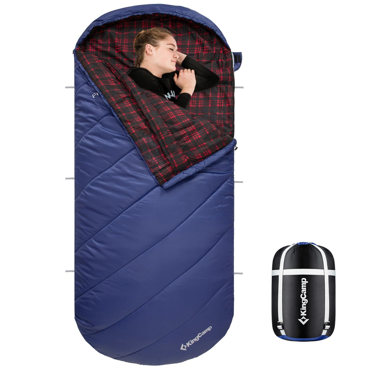 KingCamp Plus Size 3-4 Season Sleeping Bag