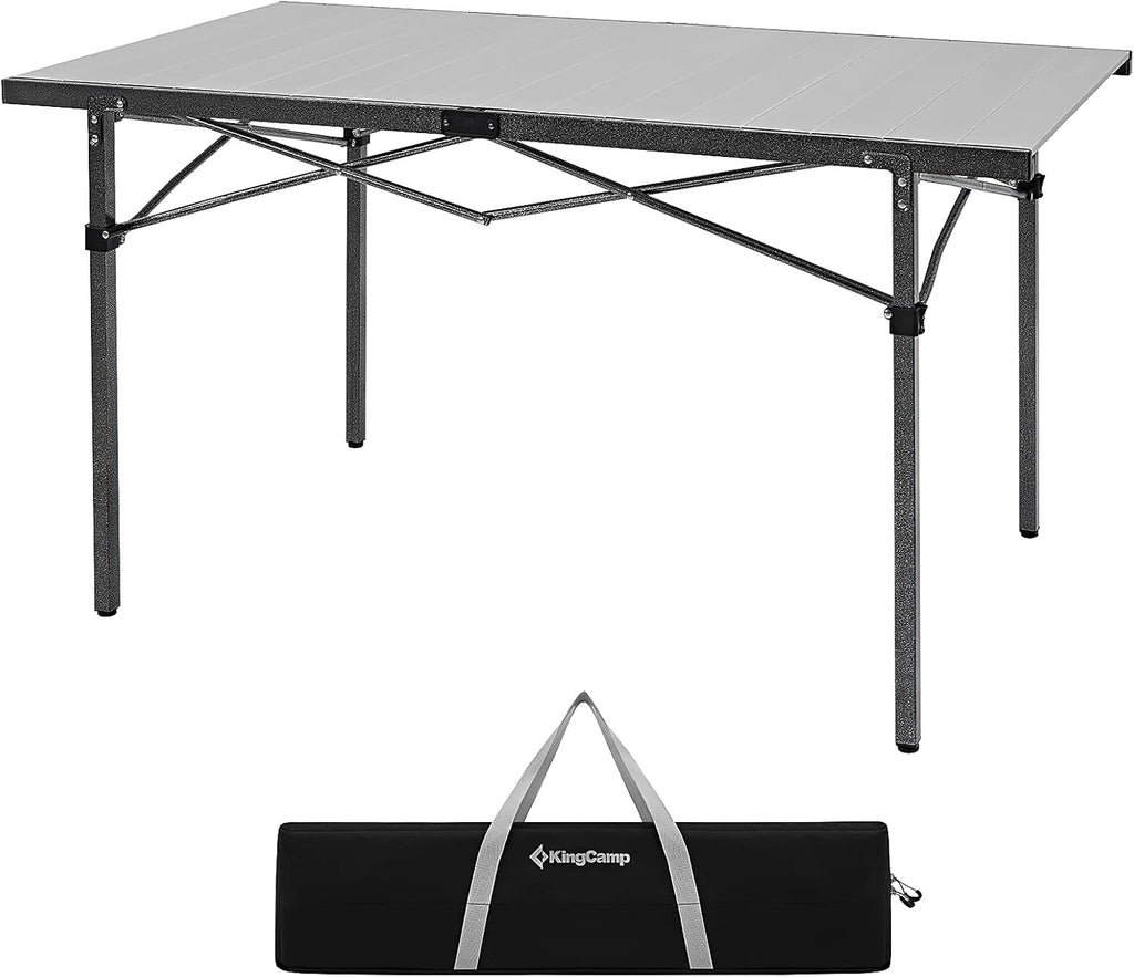 KingCamp GRANITE Aluminum Folding Table for 4-6 Person 53x27