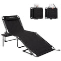KingCamp WILLOW C30 Oversize Folding Lounge Chair with Side Table