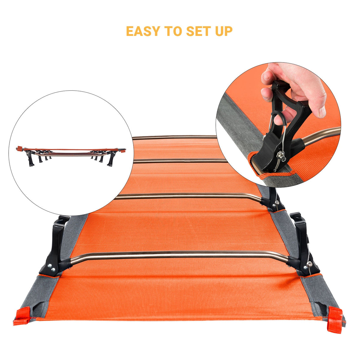 Kingcamp Ultralight Folding Camping Cot | ADI Compasso d'Oro Award 2017