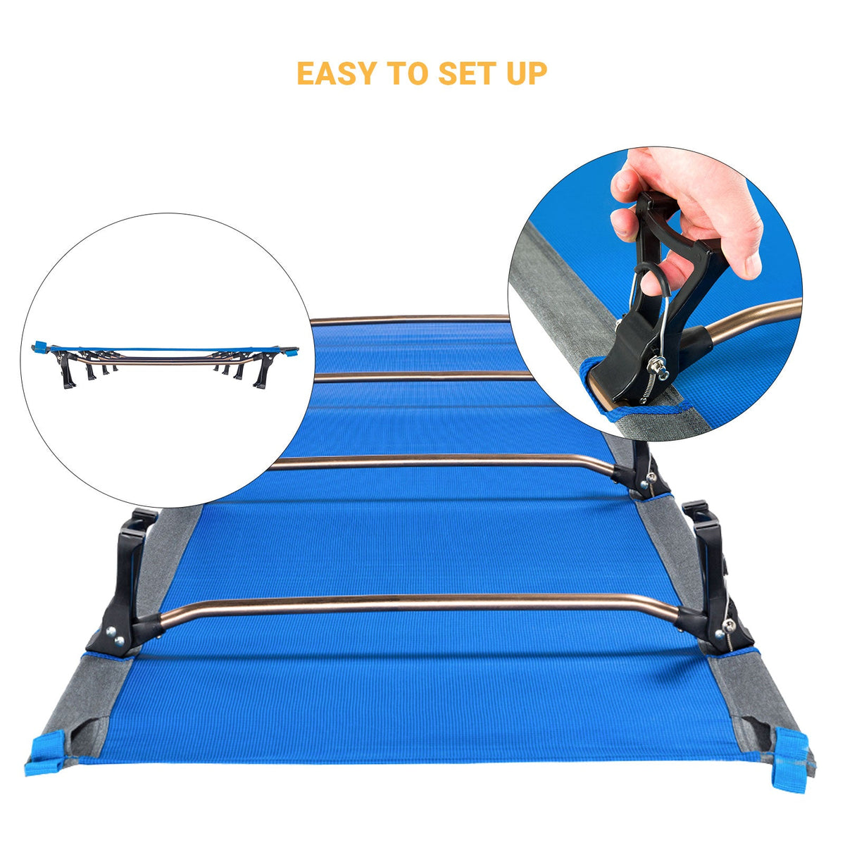 Kingcamp Ultralight Folding Camping Cot | ADI Compasso d'Oro Award 2017