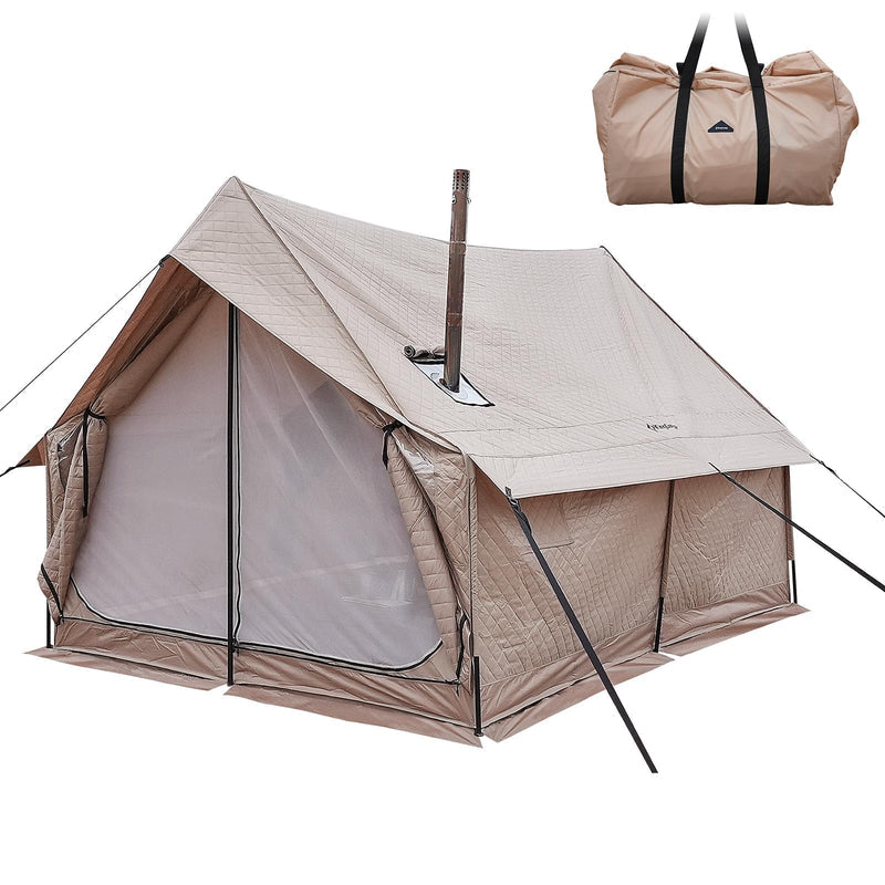 KingCamp Winter Camping Bundle with Insulated Quilted Tent and Stove