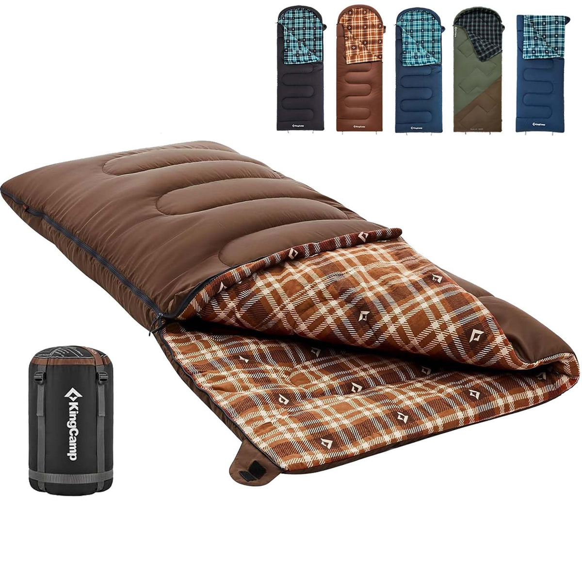 KingCamp Cotton Flannel 3 Season Sleeping Bags