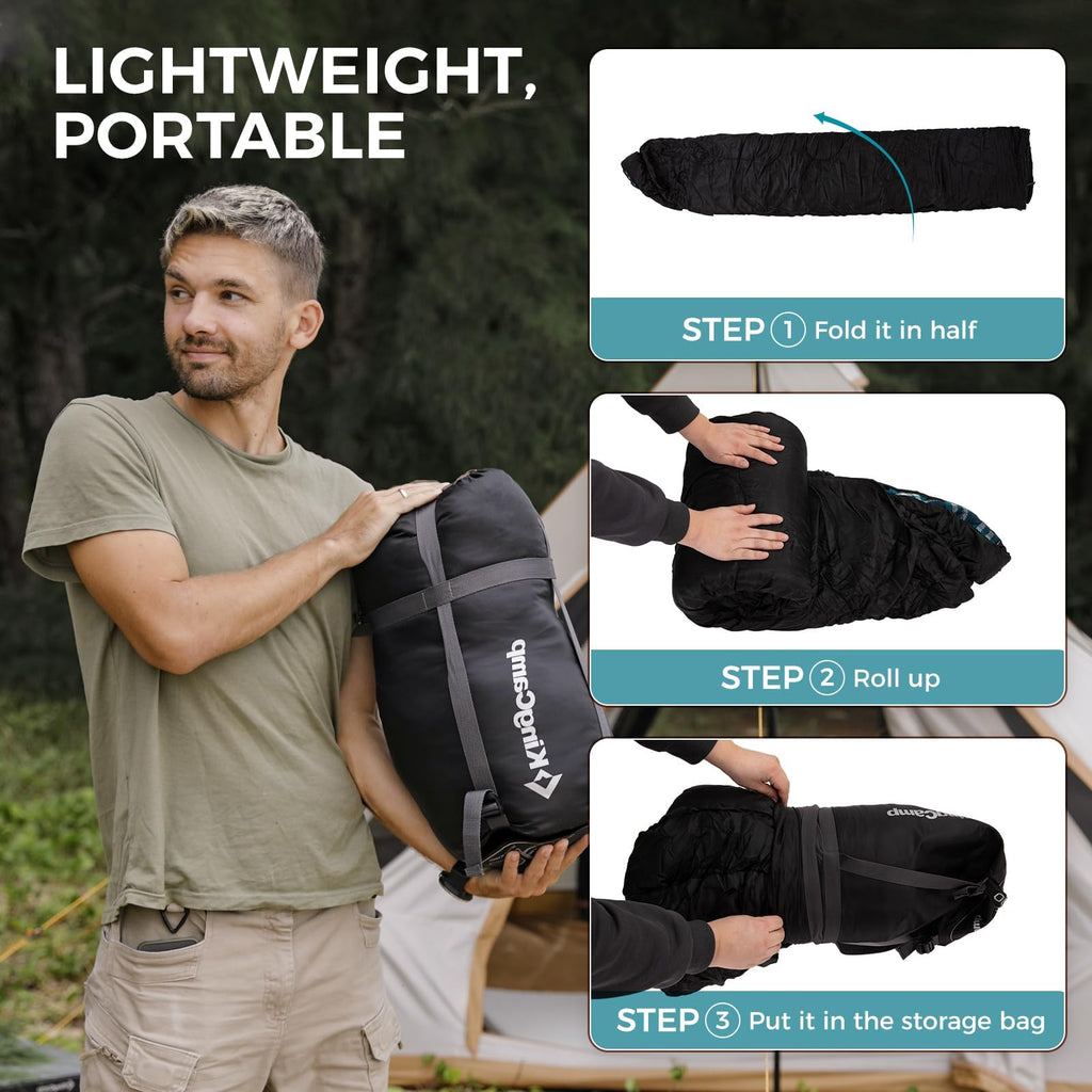 KingCamp Flannel Liner 3 Season Sleeping Bags