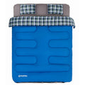 KingCamp Airbed Fitted Double Sleeping Bag with Sheet & Pillows