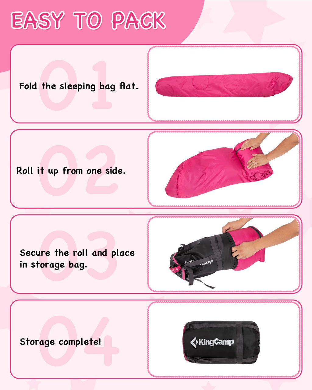 KingCamp Treck 300S+ Kid’s Mummy Sleeping Bag