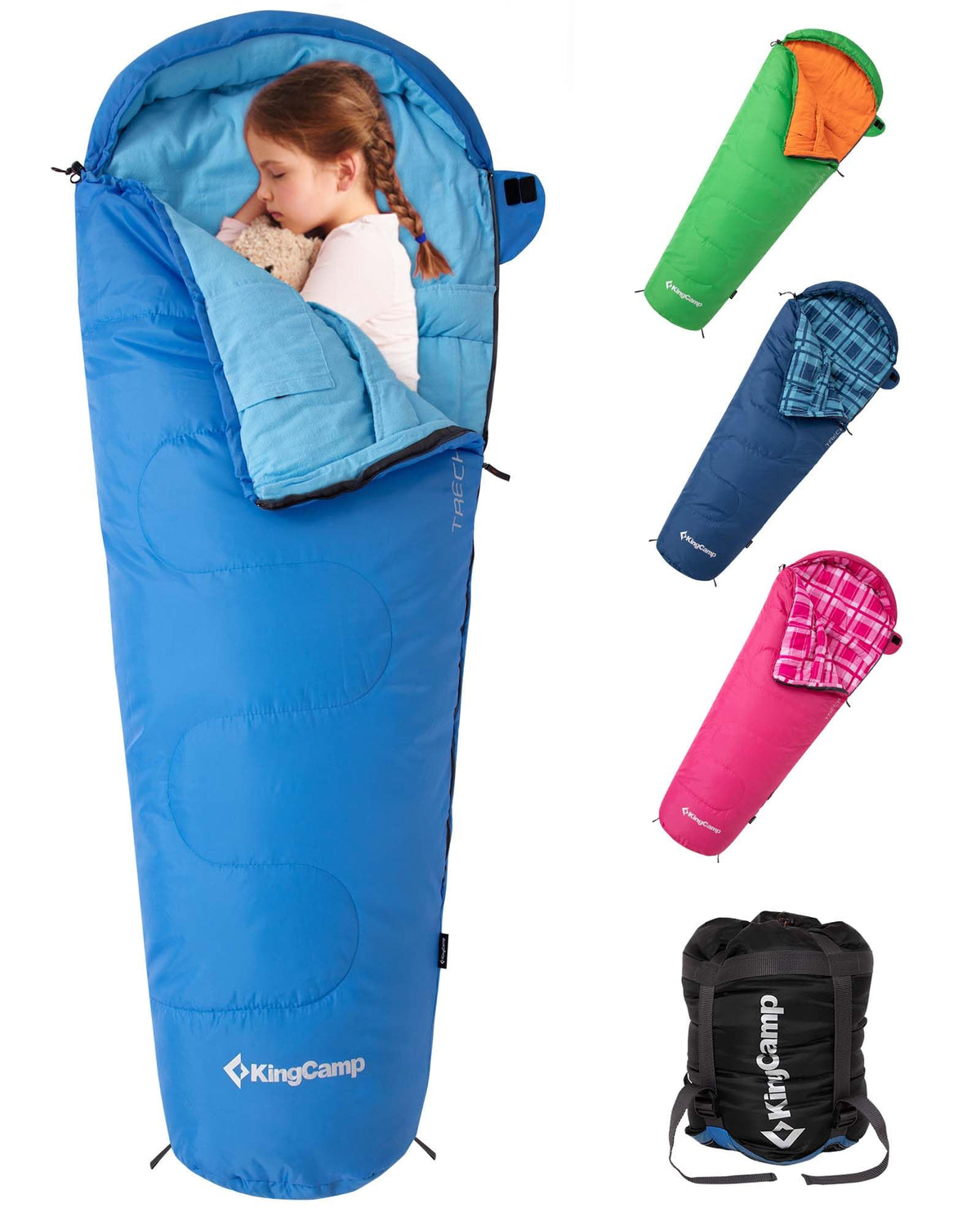 KingCamp Treck 300S+ Kid’s Mummy Sleeping Bag