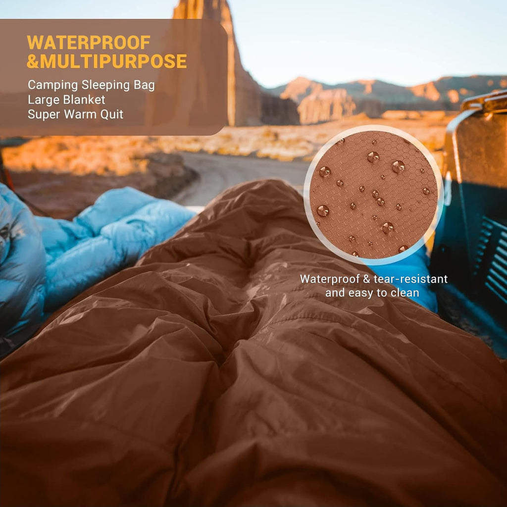 KingCamp SNOWFLAKE 300D Double Flannel Sleeping Bag