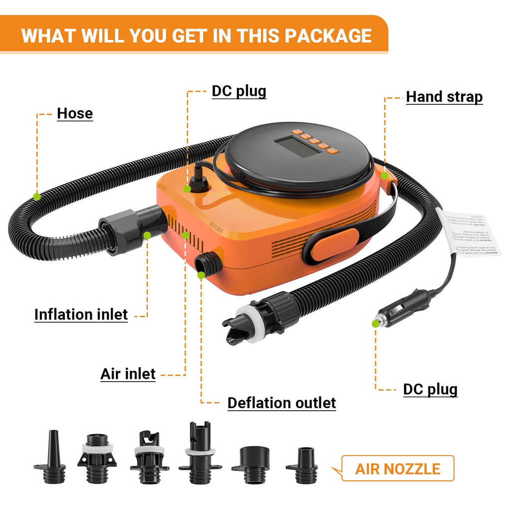 KingCamp THOR Portable Electric Air Pump for Tent & Mattress