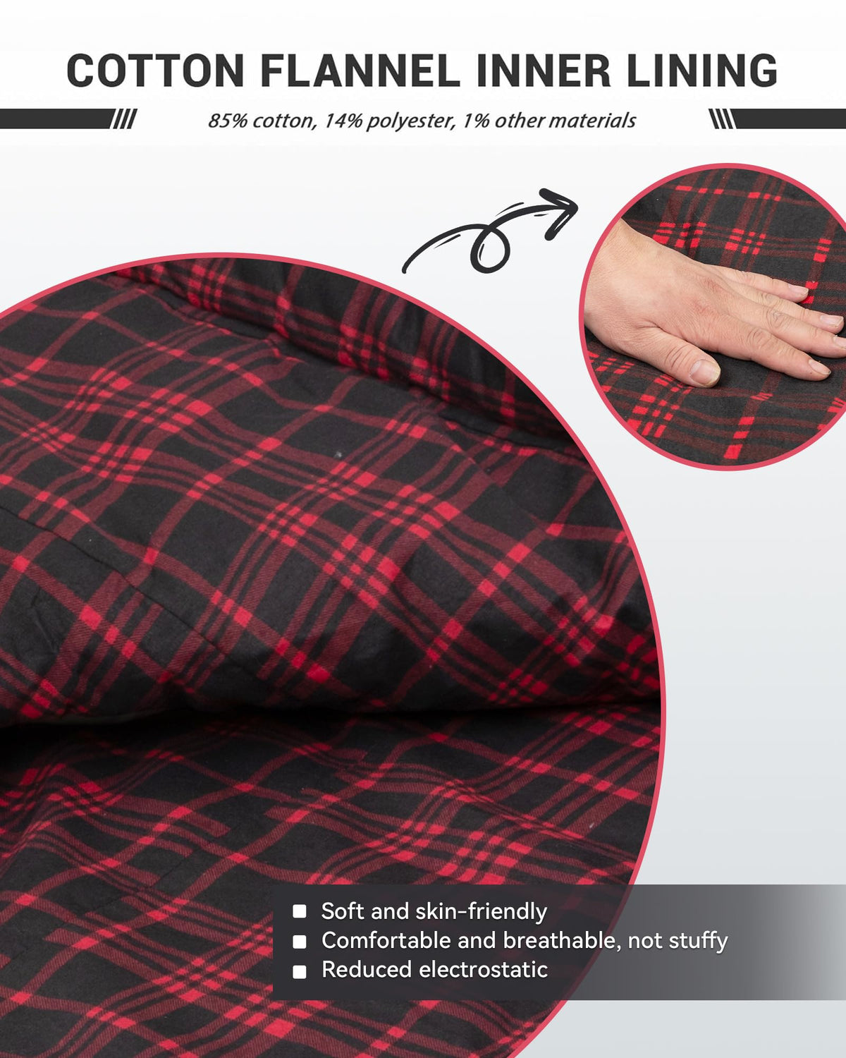 KingCamp Plus Size 3-4 Season Sleeping Bag