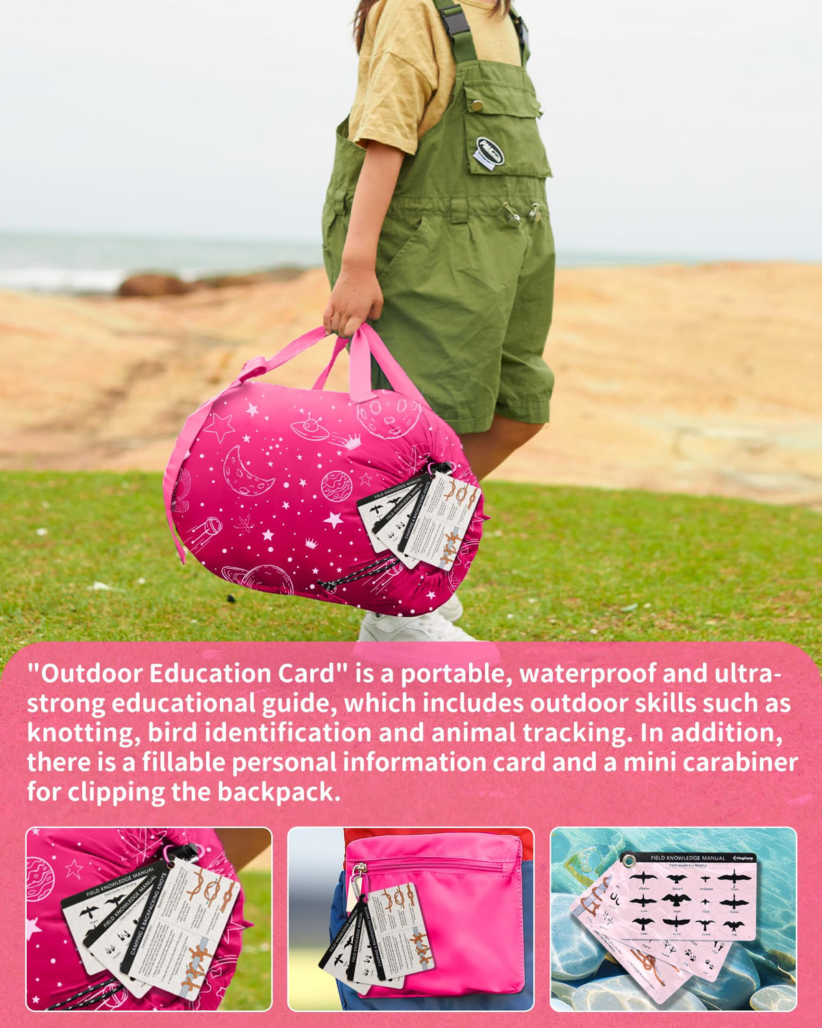 KingCamp Galaxy Zoo C 300 Kids Sleeping Bag – Adjustable Length