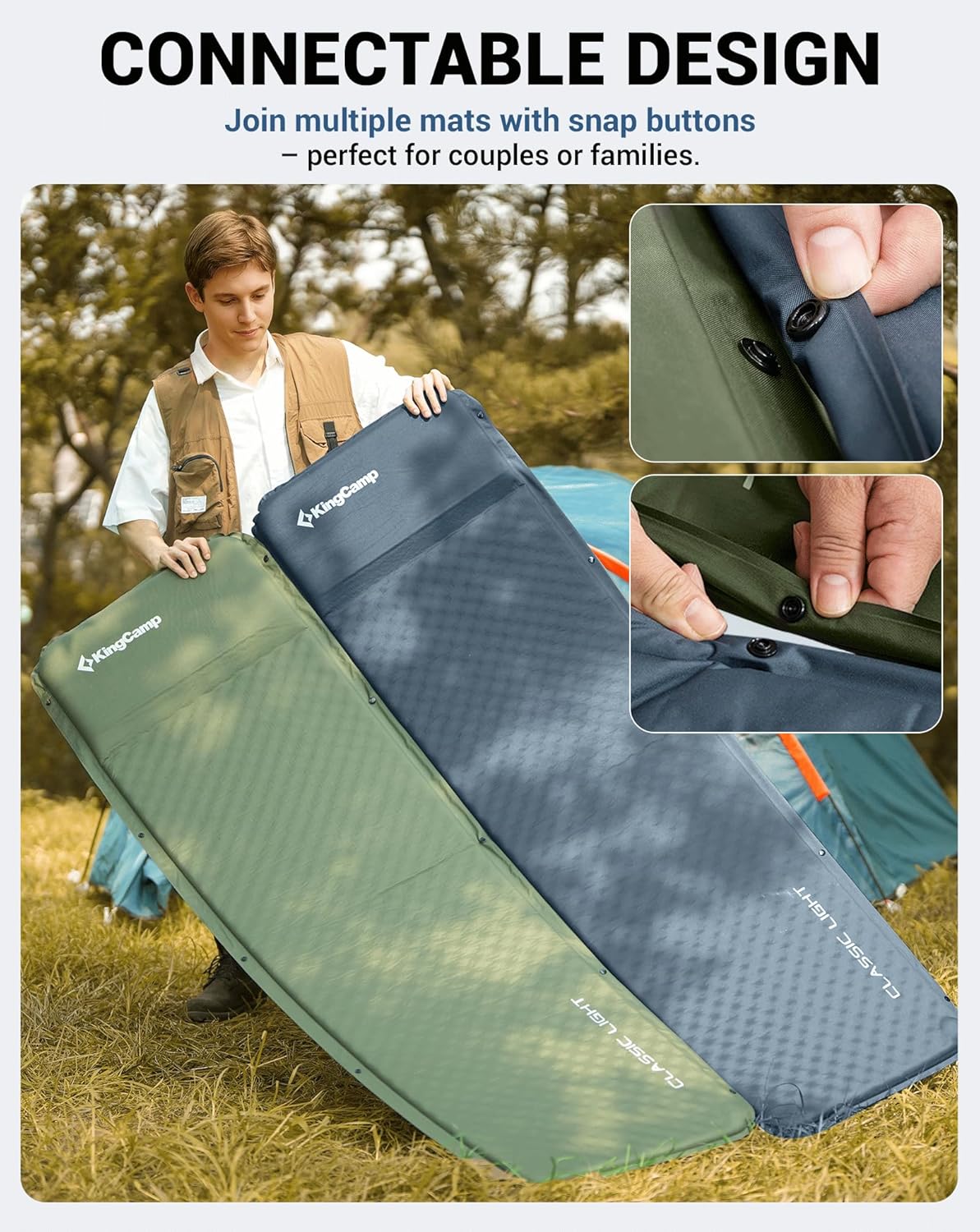 KingCamp CLASSIC LIGHT 3.0 Self-Inflating Sleeping Pad