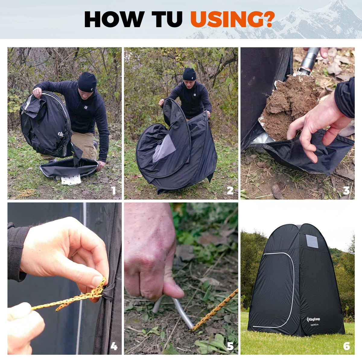 KingCamp Outdoor Portable Pop up Tent