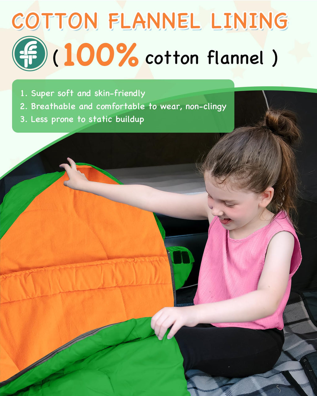 KingCamp Treck 300S+ Kid’s Mummy Sleeping Bag