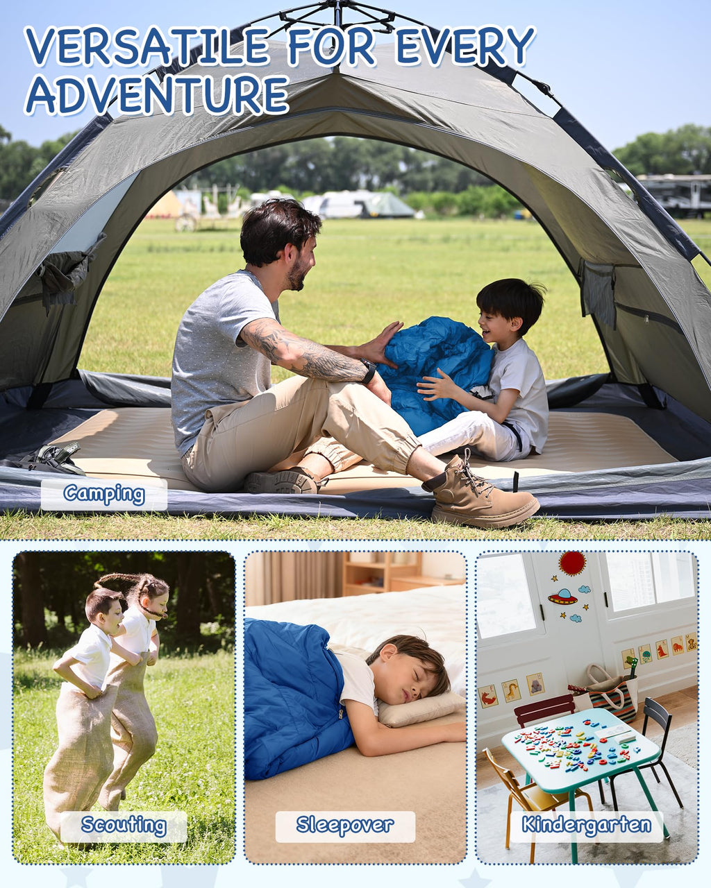 KingCamp Treck 300S+ Kid’s Mummy Sleeping Bag
