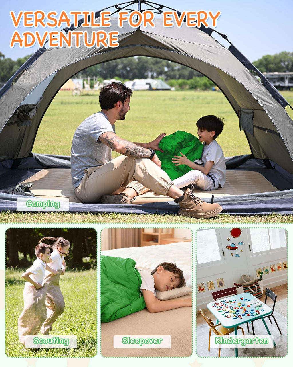 KingCamp Treck 300S+ Kid’s Mummy Sleeping Bag