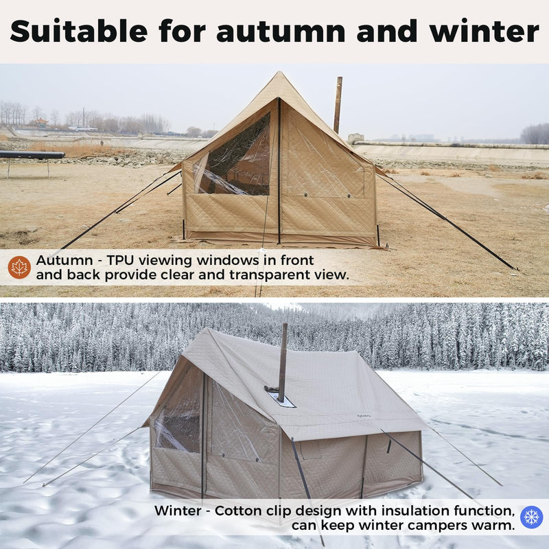 KingCamp MOUNTAIN IN C4 Insulated Quilted Cabin Tent
